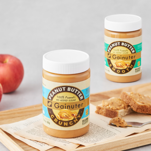 제이넛터 무가당 100% 땅콩버터 크런치 후기 분석 - 100퍼센트 땅콩 강조