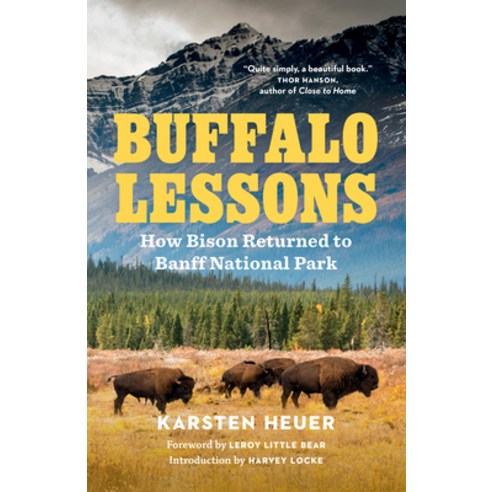 (영문도서)Buffalo Lessons: How Bison Returned to Banff National Park Paperback, Greystone Books, English, 9781778403149