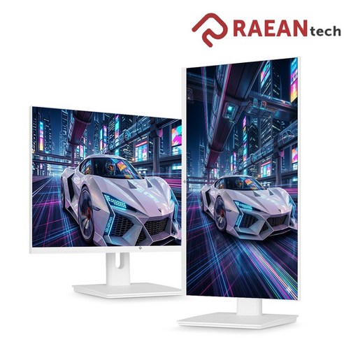 래안텍 ARKCELL 27QAF80CE EVO 화이트 IPS QHD 200Hz 멀티스탠드 무결점 모니터, 27QAF80CE EVO W