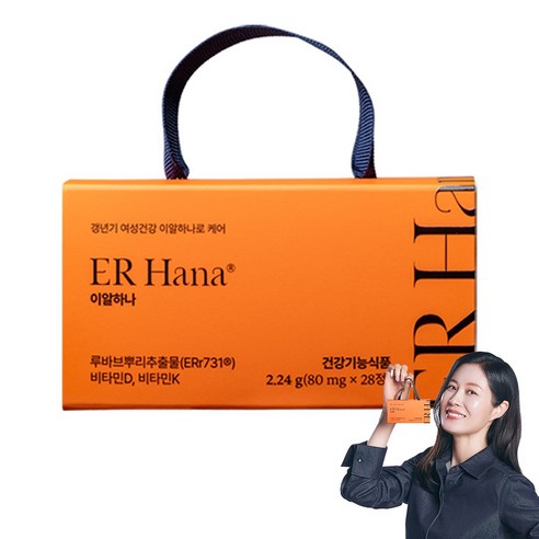 이알하나 ERr731 여성 갱년기 영양제 28정, 1개 실사용 후기 | 효과 있을까? - 상품 이미지 1