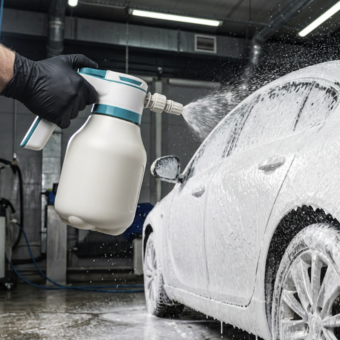 툴리드 세차 프리워시 전동 분무기 충전식 스노우 폼건 2L 대용량 압축분... 실사용 후기 | 효과 있을까? 썸네일