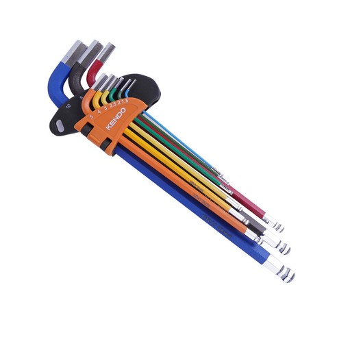 켄도 컬러 육각 별렌치 9종 세트, 1개