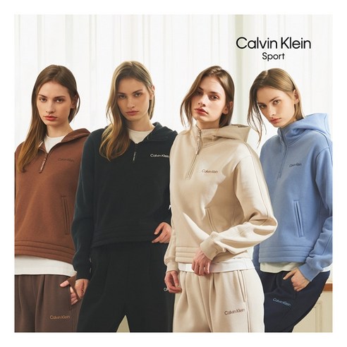 캘빈클라인 스포츠 25FW 여성 스웻 셋업, 당신의 일상을 스타일리시하게!