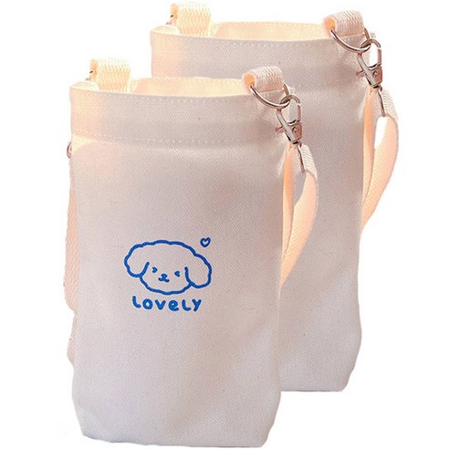 귀여운 동물 물통 파우치 에코백 실사용 후기 | 효과 있을까? 썸네일