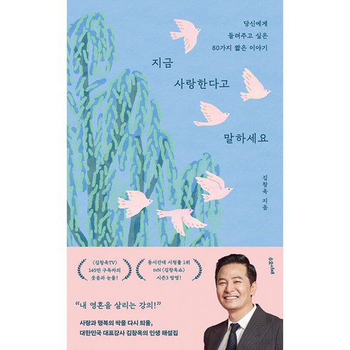 지금 사랑한다고 말하세요 (대한민국 대표강사 김창옥의 인생 해설집)
