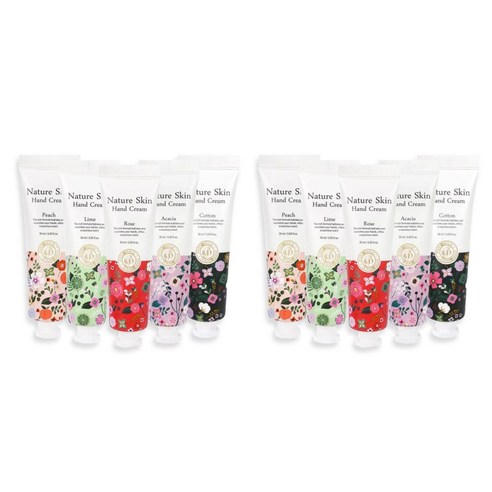 조이플 미니 휴대용 핸드크림 향좋은 선물세트, 10개, 30ml