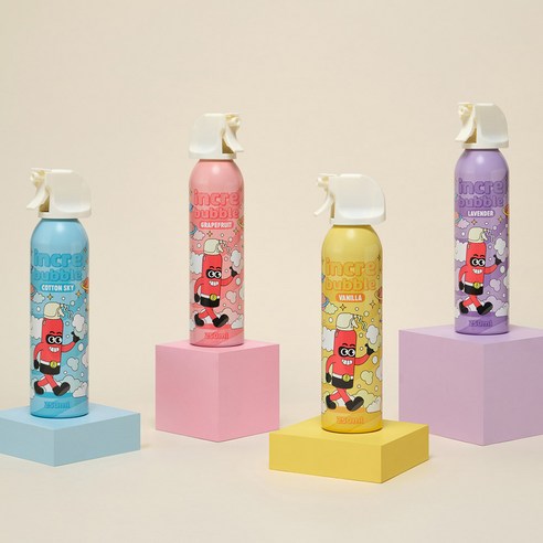 아이의 피부와 즐거운 목욕 시간을 위한 따블리에 버블 클렌저