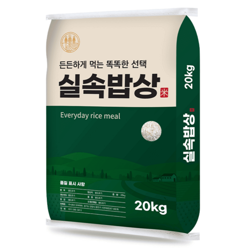 횡재미가 쌀 백미, 20kg × 1개