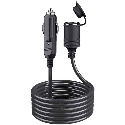 체리스팟 INX-24 시가잭 연장 케이블 인버터 차량용 충전기 확장 케이블, 2m, 1개