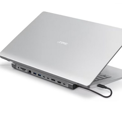 아이피타임 UC312Nstation 12 in 1 C타입 멀티포트 도킹 스테이션 멀티허브, 화이트
