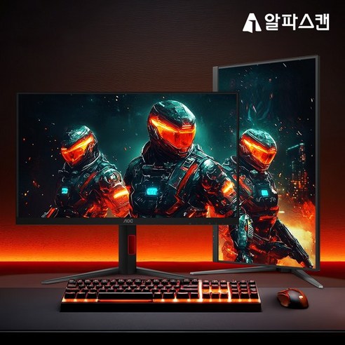 알파스캔 AOC Q27G4S 게이밍 300 QHD FAST IPS 프리싱크 AI HDR 400 무결점, 68.5cm