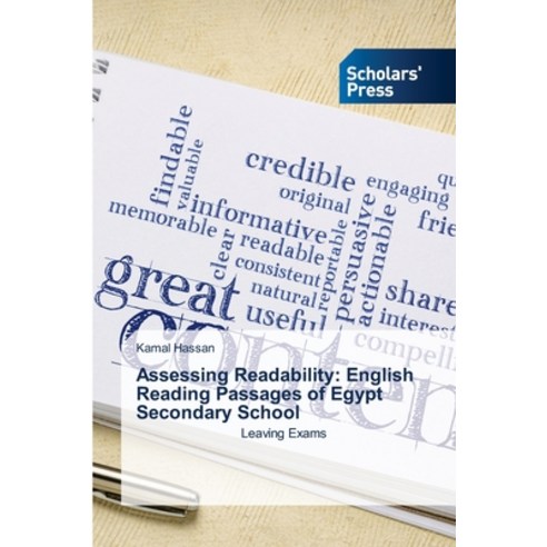 (영문도서)Assessing Readability: English Reading Passages of Egypt Secondary School Paperback, Scholars' Press, 9786209875724