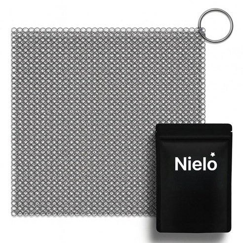 니엘로 316L 스텐링 수세미 탄냄비 철수세미 텀블러 세척 스테인리스 L316X 이미지
