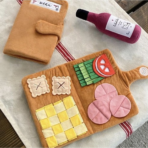펫카 강아지 메뉴판 노즈워크 북, 혼합색상, 1개