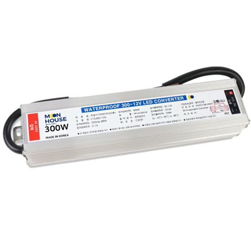 MOOH 국산 IP67방수형 LED안정기 SMPS 300W 12V, 1개