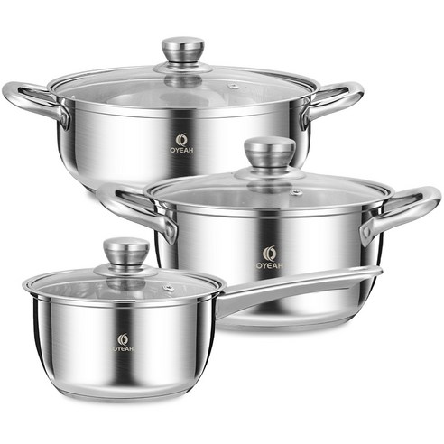 테인리스 솥 3 종 세트 솔직 후기 | 실사용자 리뷰 분석 - 상품 이미지 1