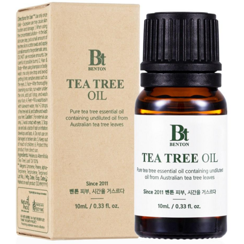 벤튼 호주 티트리 오일 100% 원액, 1개, 10ml