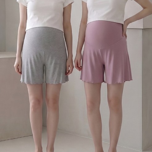 [당일출고] 수엠W 1+1 임산부 쿨 속바지 여름 3부 반바지 홈웨어 P32 에센반바지