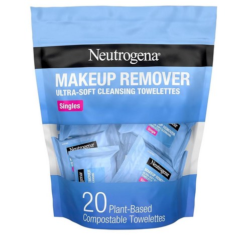 뉴트로지나 메이크업 리무버 클렌징 물티슈 20매입 3개 Neutrogen... 솔직 후기 | 피부 타입별 분석 - 상품 이미지 2