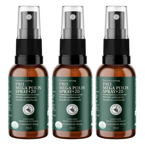 네이쳐스영 프로메가폴리스 스프레이 플러스 20, 3개, 30ml