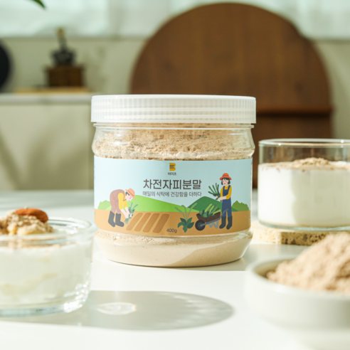 [Non-GMO 100%] 비이츠 차전자피 가루 분말 400g, 1개 맛있게 먹은 솔직 후기 - 상품 이미지 4
