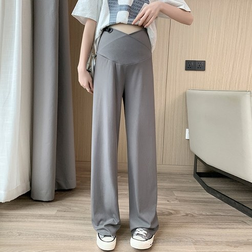 스타일닥터 임산부 일자형 와이드 팬츠 만삭까지