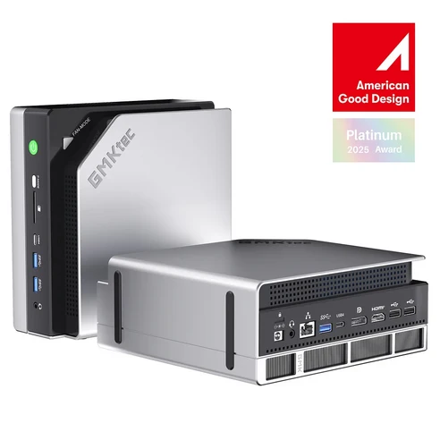 GMKtec AMD 라이젠 AI Max+ 395 AI 미니PC 8060S 그래픽 윈도우11 프로 LPDDR5X PCIe 4.0, EVO-X2, WIN11 Pro, 1TB, 96GB, 실버