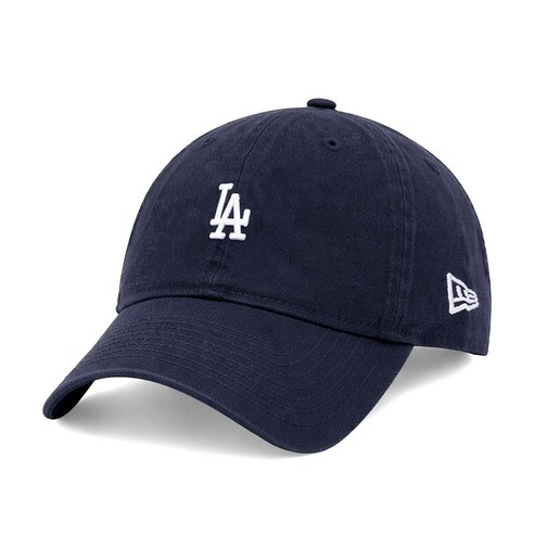 뉴에라 엠엘비 MLB 리그 미니로고 LA다저스 9FORTY 볼캡 야구 골프 모자 네이비 60691338, MISC, 1개