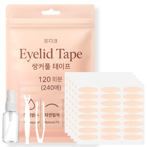 모디크 레이스 쌍커풀 테이프 120회분, 1개, A타입(누드)
