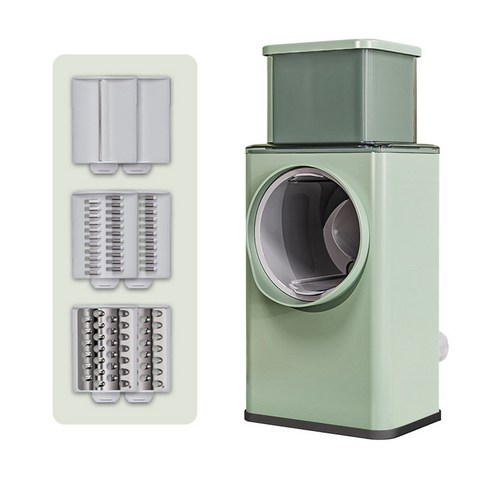 SMABAT 드럼통 채칼 6종세트 슬라이스 채칼 스테인리스 강판 만능 멀티채칼 6종 칼날 포함