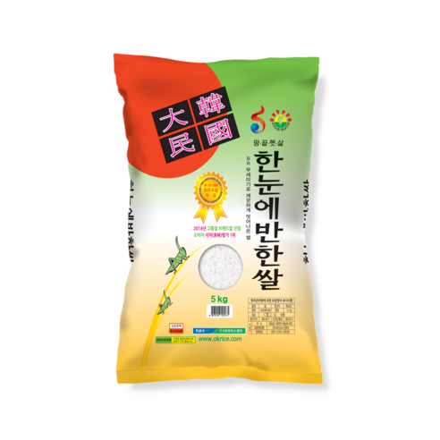 농협 한눈에 반한쌀 백미, 5kg, 1개, 특등급