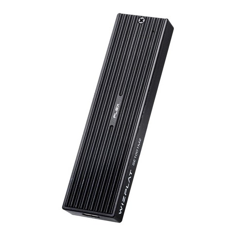 위즈플랫 초슬림 NVMe M.2 외장SSD 케이스 USB-C USB3.2 Gen2 10G 알루미늄 인클로저, 1개, SE1001M2