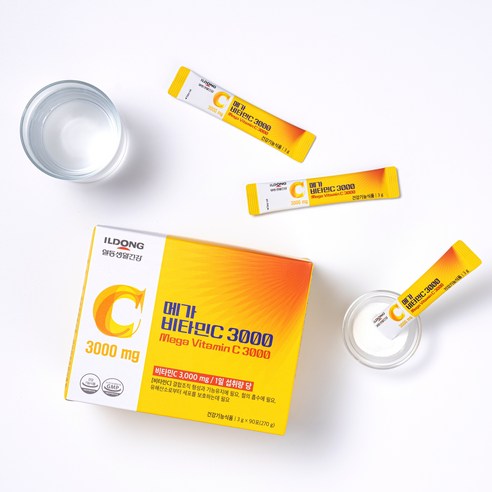 ILDONG 메가 비타민C 3000mg 고함량 순수 비타민C 100% (... 맛있게 먹은 솔직 후기 - 상품 이미지 3
