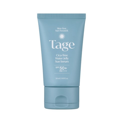 [Tage] 테이지 시카트리 워터젤리 선세럼 SPF50+ PA++++ | 수분 선크림 | 화잘먹 선크림 |, 1개, 50ml