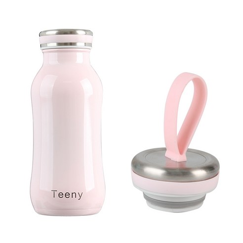 제이앤에스 파스텔 보온보냉 텀블러 350ml 루프뚜껑세트, 1세트, 핑크(루프뚜껑세트)