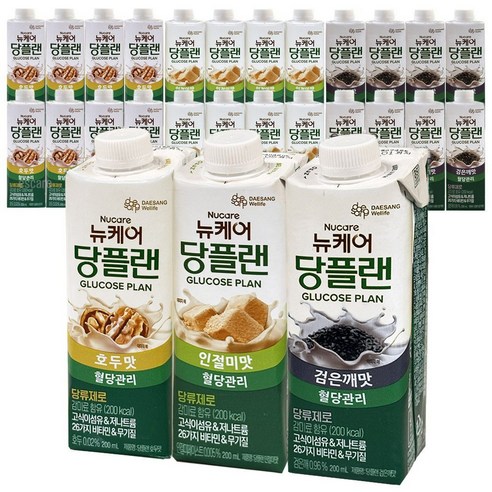 뉴케어 당플랜 혼합 호두 인절미 검은깨맛 200mlx24개 200ml, ... 솔직 후기 | 실사용자 리뷰 분석 썸네일