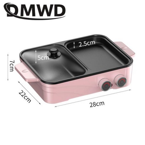 주방의 혁신, 핑크빛 다기능 전기 쿠커로 시작하세요!