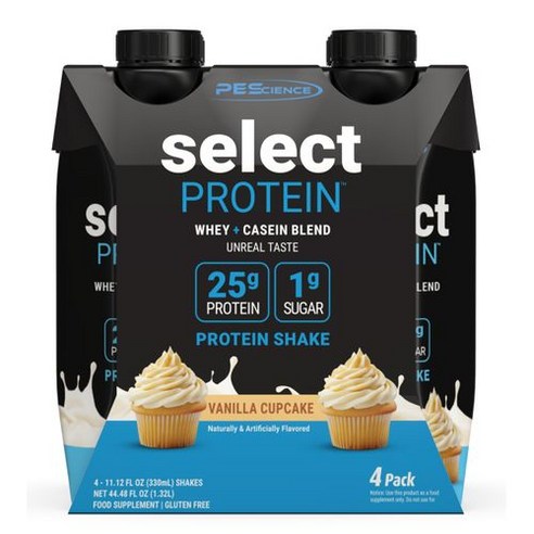 PEScience Select Protein Shake RTD 25g Whey and Casein Blend High ...