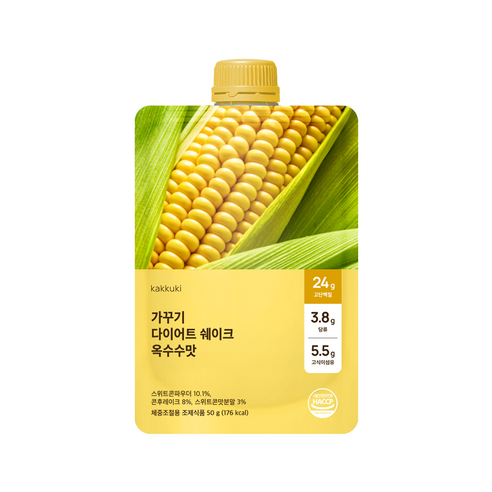 가꾸기 다이어트 단백질 쉐이크 (옥수수맛) 1팩 5개입 식단 맛있는 식사... 솔직 후기 | 실사용자 리뷰 분석 - 상품 이미지 3