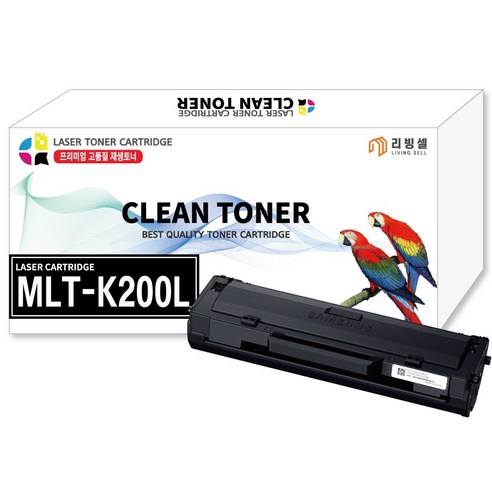 클린토너 삼성토너 MLT-K200L 호환 SL-M2030 SL-M2080 SL-M2033W SL-M2030W SL-M2085FW SL-M2035 SL-M2083 프린터토너, 검정, 1개