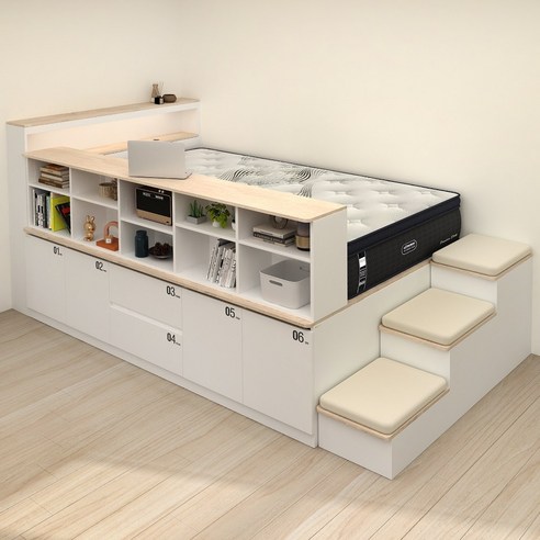 더 이상 좁은 방에서 낑낑대지 마세요 스스디수납침대