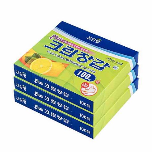 크린랲 크린장갑 100매, 100개입, 3개