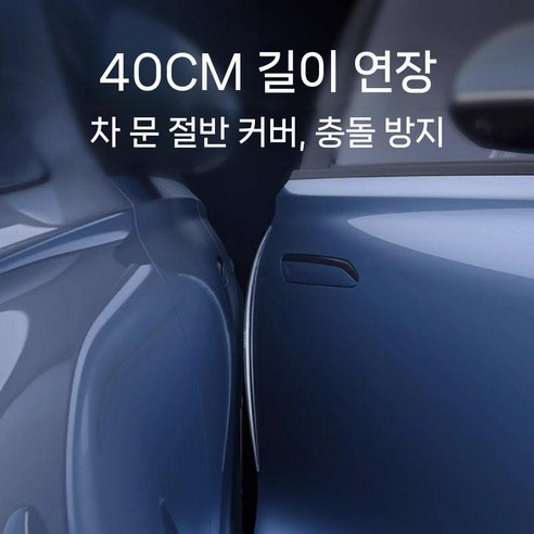 도다인몰 길이 확장형 흔적없는 문콕방지 PU 도어가드, 4개, 투명