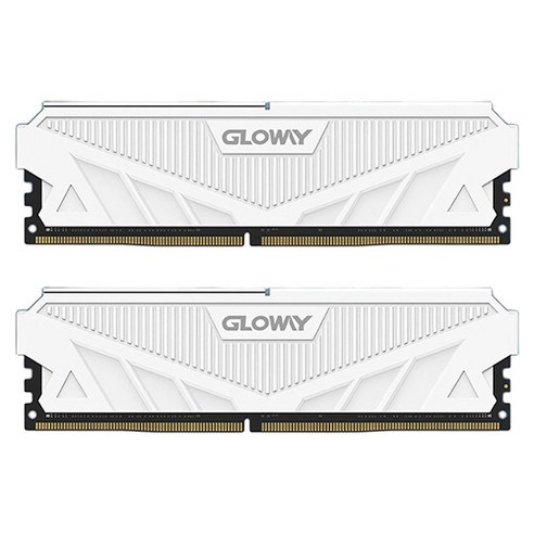 글로웨이 DDR4 데스크탑 램 티앤스 화이트 C18 16GB GW3600N16G-18WCJR 2개입, 1개