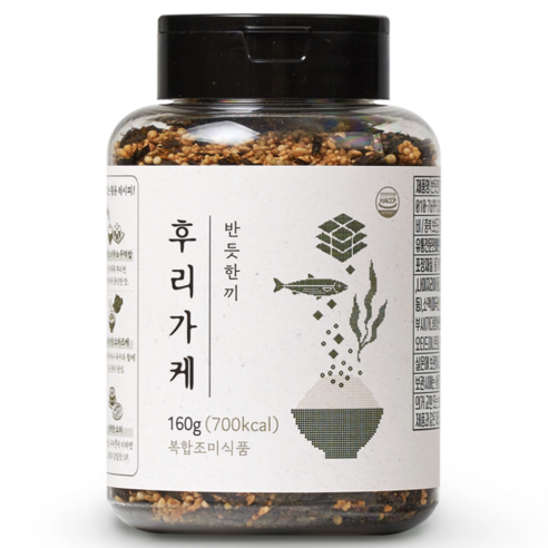 [고소한 김맛] 반듯한끼 후리가케 오차즈케 주먹밥, 1개, 160g