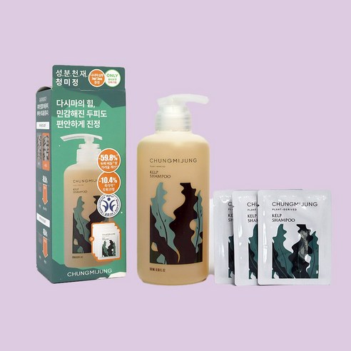 청미정 다시마 샴푸 기획 (+21ml 증정), 1개, 521ml