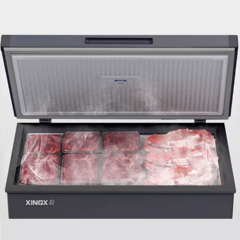 싱싱 1등급 에너지효율 소형 김치냉장고 뚜껑형 냉동고 겸용 100L/205L 이미지 3