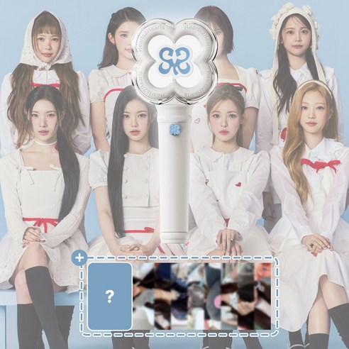 하츠투하츠 공식 응원봉 콘서트 하츄봉 팬라이트 Hearts2Hearts, 화이트, 1개