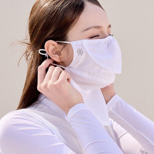 베일리화이트 여성 골프 마스크 UV 자외선 차단 여름용 스포츠 등산 자전거 테니스 이미지 2