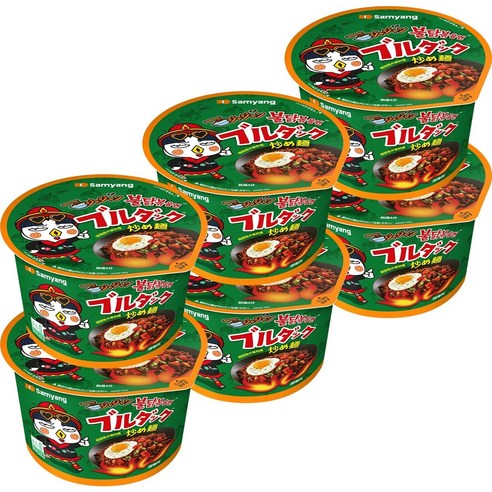 삼양재팬 불닭볶음면 짜장맛 큰컵, 6개 6개, 6개 섬네일